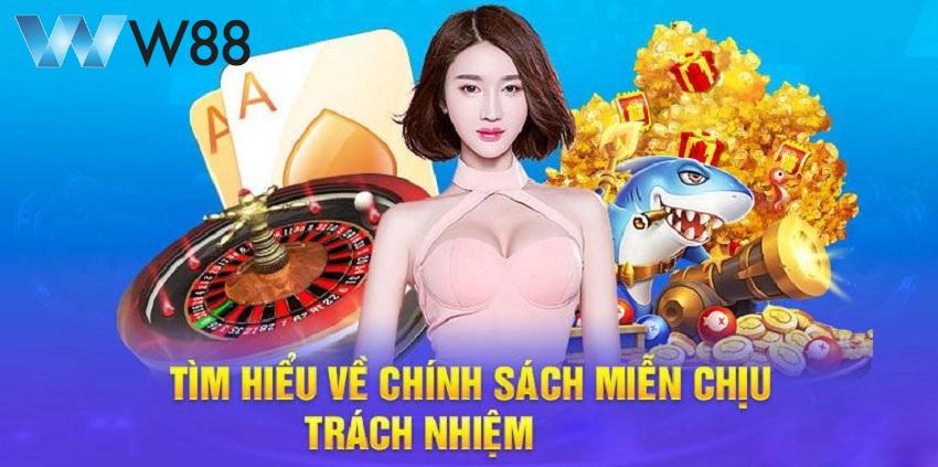 Quy định về chính sách miễn trừ trách nhiệm W88