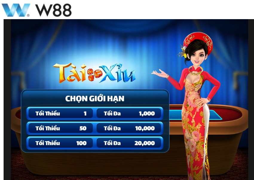 Các bước tham gia game tài xỉu W88