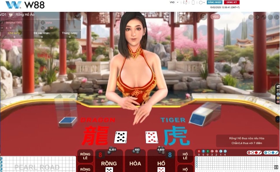 Danh sách trò chơi hấp dẫn tại Club W Casino W88